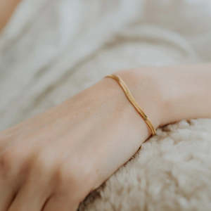 Snake Chain Bracelet | Gold