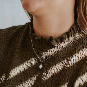 Pearl Necklace | Silver