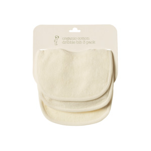 Feeding: Dribble Bibs 3 Pack | Natural