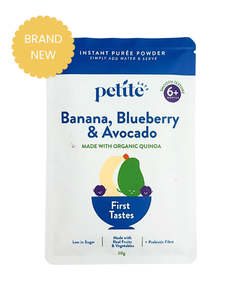 Petite Eats - Banana, Blueberry & Avocado Baby Puree Powder 20g