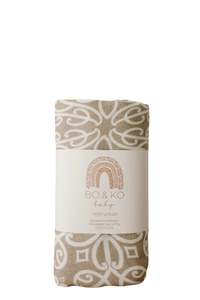 Bo & Ko Baby Koru Pēpi Wrap - Mocha