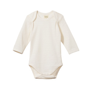 Pointelle Long Sleeve Bodysuit