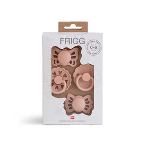 Baby's First Pacifier - 4 Pack - Floral Heart Blush