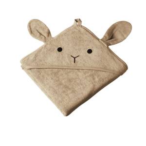 Organic Cotton Bunny Hooded Towel