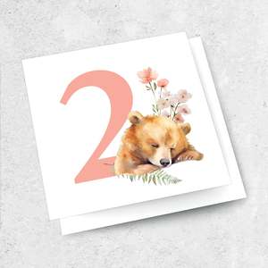 2 Year Birthday Card
