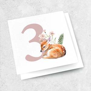 3 Year Birthday Card
