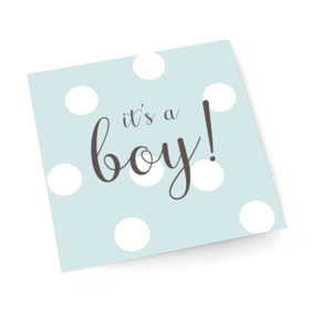 It's a Boy Card