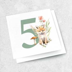 5 Year Birthday Card