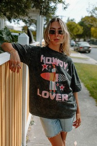 TYRL Howdy Lover T-Shirt Acid Wash