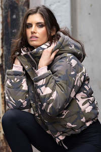 New Arrivals: Bomber Jacket Camo Blush