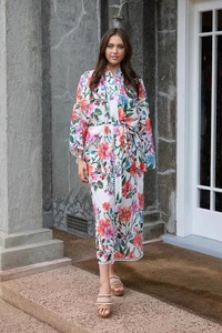 Ellie Kimono Floral White