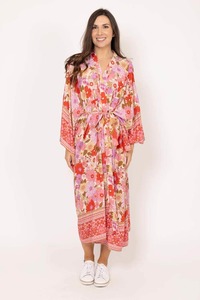 Florance Kimono Pink Boho