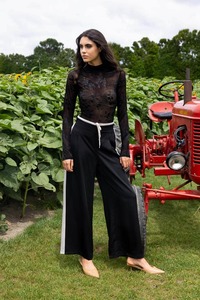 Soraya Pant Beige Black