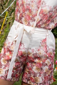 Shorts: Jade Shorts Floral Cream