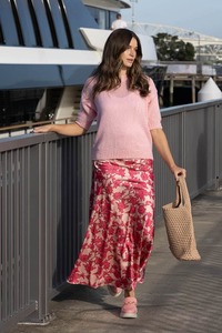 Skirts: Sasha Maxi Skirt Pink