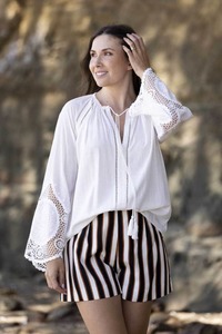 River Blouse White