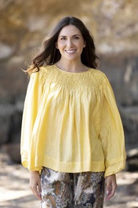 Darya Blouse Yellow