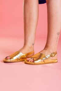 Clover Sandal Gold