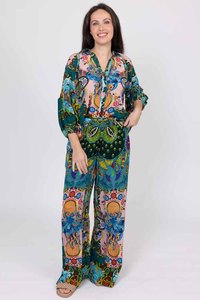 Sale Bottoms: Noah Pant Crepe Retro Print