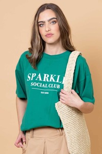 Sale Amaya: Bri T-Shirt Green