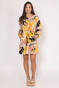 Sale Amaya: Nikki Dress Orange Floral