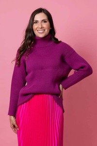Womens Knitwear: Tori Jumper Berry