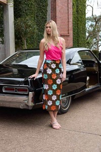 Sequins: Monica Skirt Sequin Bronze