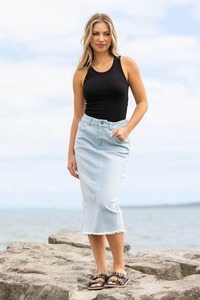 Quinn Denim Skirt