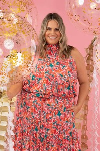 Stella Royal Plus Size Clothing: Tinsley Top Fire