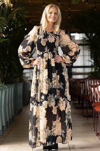 Dresses: Rhea Dress Floral Black