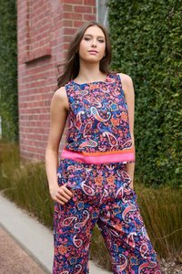 Mia Bodice Black Print