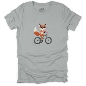 Best Selling T Shirts: Trailblazer Fox Mountain Biking T-shirt