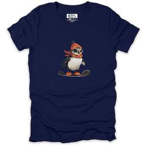 Trailblazer Puffin Snowboarding T-shirt