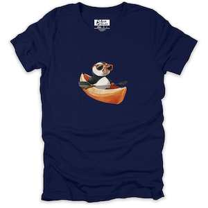 Best Selling T Shirts: Trailblazer Puffin Kayaking T-shirt