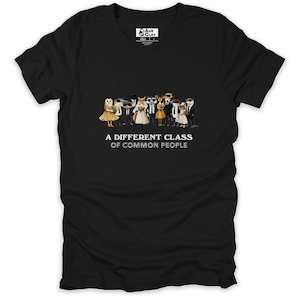 Graphic T Shirt Packs: Different Class Britpop Animals T-shirt