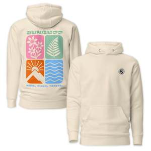 Natures Canvas: Retro Nature Squares Hoodie