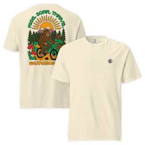 Retro Bigfoot Biker Comfort Colors T-shirt