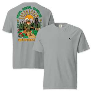 Trailblazer: Retro Hiking Fox Comfort Colors T-shirt
