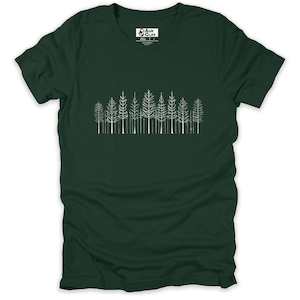 Mountain Mindfulness: Forest Line T-shirt