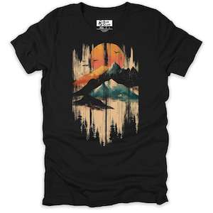 Mountain Mindfulness: Alpine Glow Wilderness T-shirt
