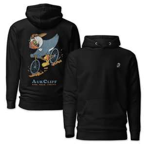 Puffin Pride: Mountain Biker Puffin Hoodie