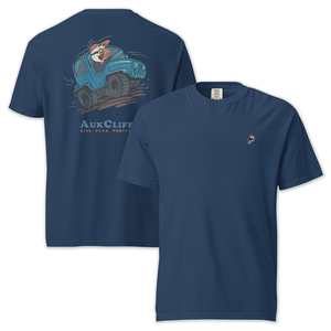 Retro Overlander Puffin Comfort Colors Back Print T-Shirt