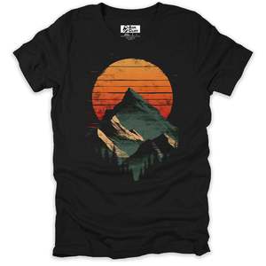 Retro Alpine Sunset T-shirt