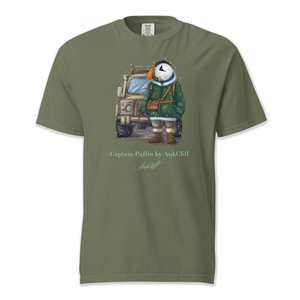 Premium Trail Tees: Captain Puffin™ Polar Explorer Comfort Colors T-shirt