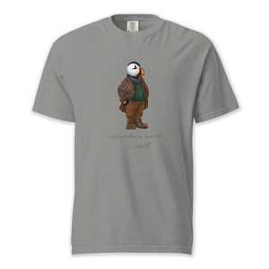 Explore The Great Outdoors With T Shirts: Captain Puffin™ “Wilderness Gentleman” Comfort Colors T-Shirt