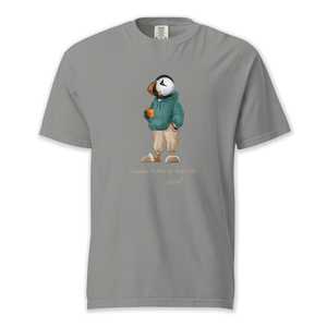 Explore The Great Outdoors With T Shirts: Captain Puffin™ “Trail Après” Comfort Colors T-Shirt