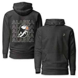 Alaska North Born Back Print Hoodie
