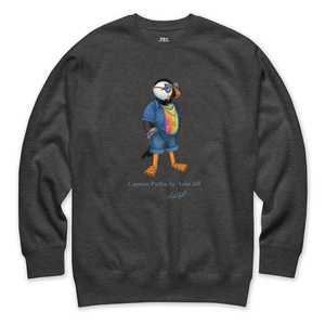 Best Seller Sweatshirts: Captain Puffin™ “The Festival Wanderer” Sweatshirt