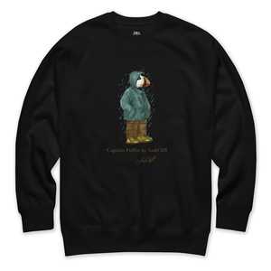 Best Seller Sweatshirts: Captain Puffin™ “Rainy Day Rambler” Sweatshirt