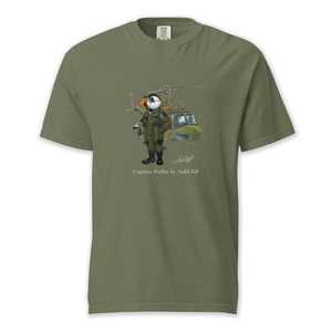 Explore The Great Outdoors With T Shirts: Captain Puffin™ Airborne Comfort Colors T-Shirt